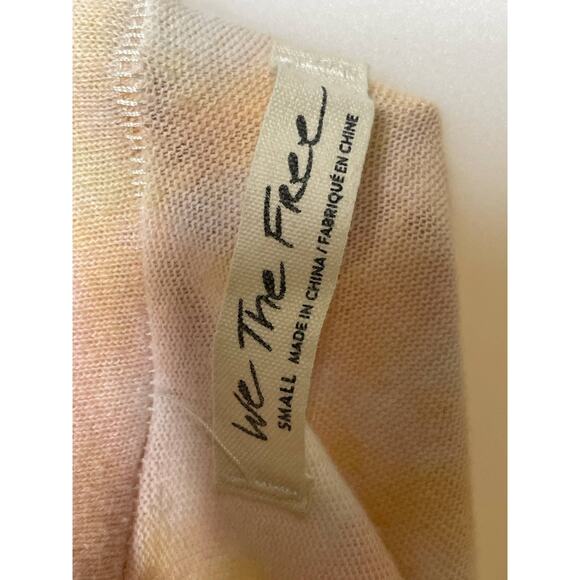 We the Free Yellow Peek-A-Boo Back Top Size S - Picture 4 of 4